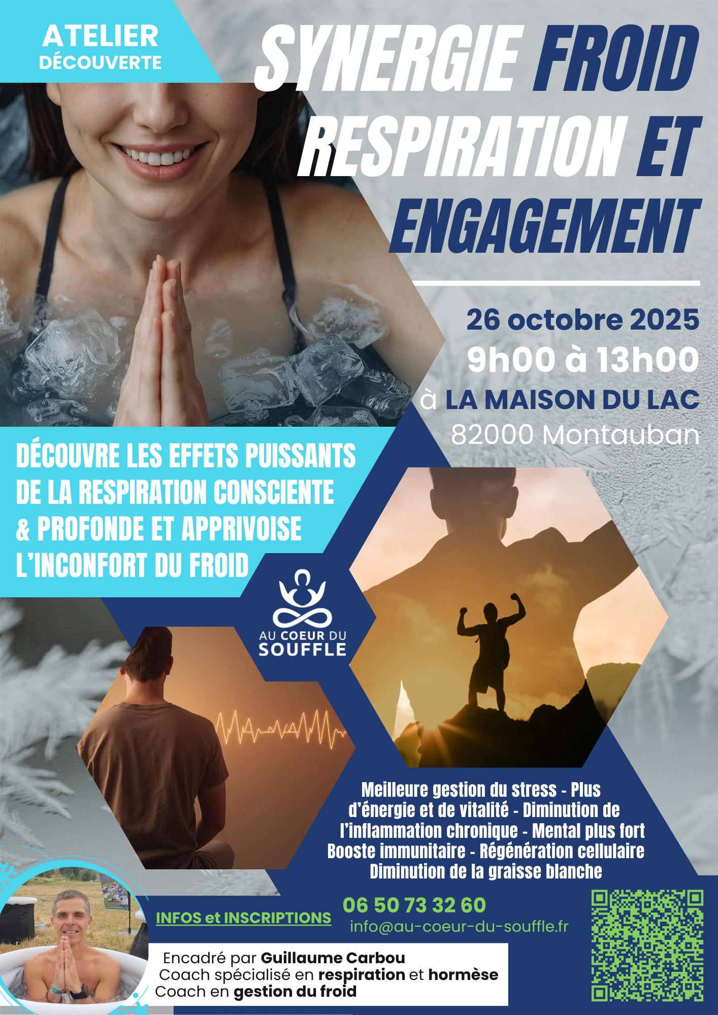 Atelier froid, respiration et engagement le 26 octobre 2025 à Montauban