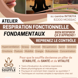 Atelier fondamentaux de la respiration fonctionnelle à Moissac le 01 novembre 2025