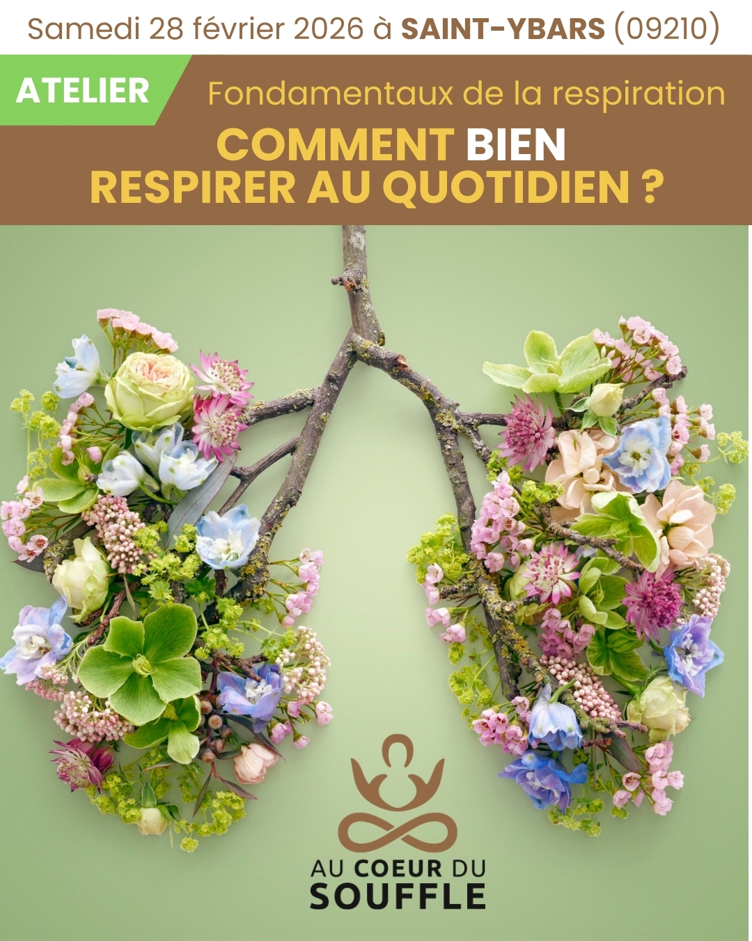 Atelier respiration fonctionnelle 28 février 2026 – Au Coeur du Souffle